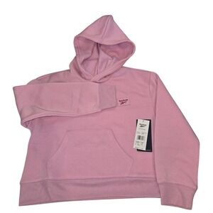 Reebok Kids Girls‎ Pink Hoodie Sweatshirt Pullover Size M (8/10)